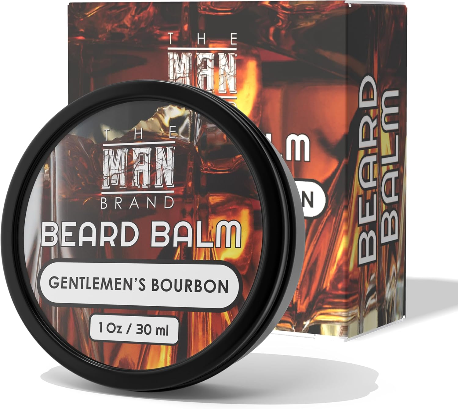 Beard Grooming Product - Natural Beeswax Based Conditioning Balm for Styling and Care - Scented in Gentlemen'S Bourbon (1 Oz / 30 Ml) image number 1