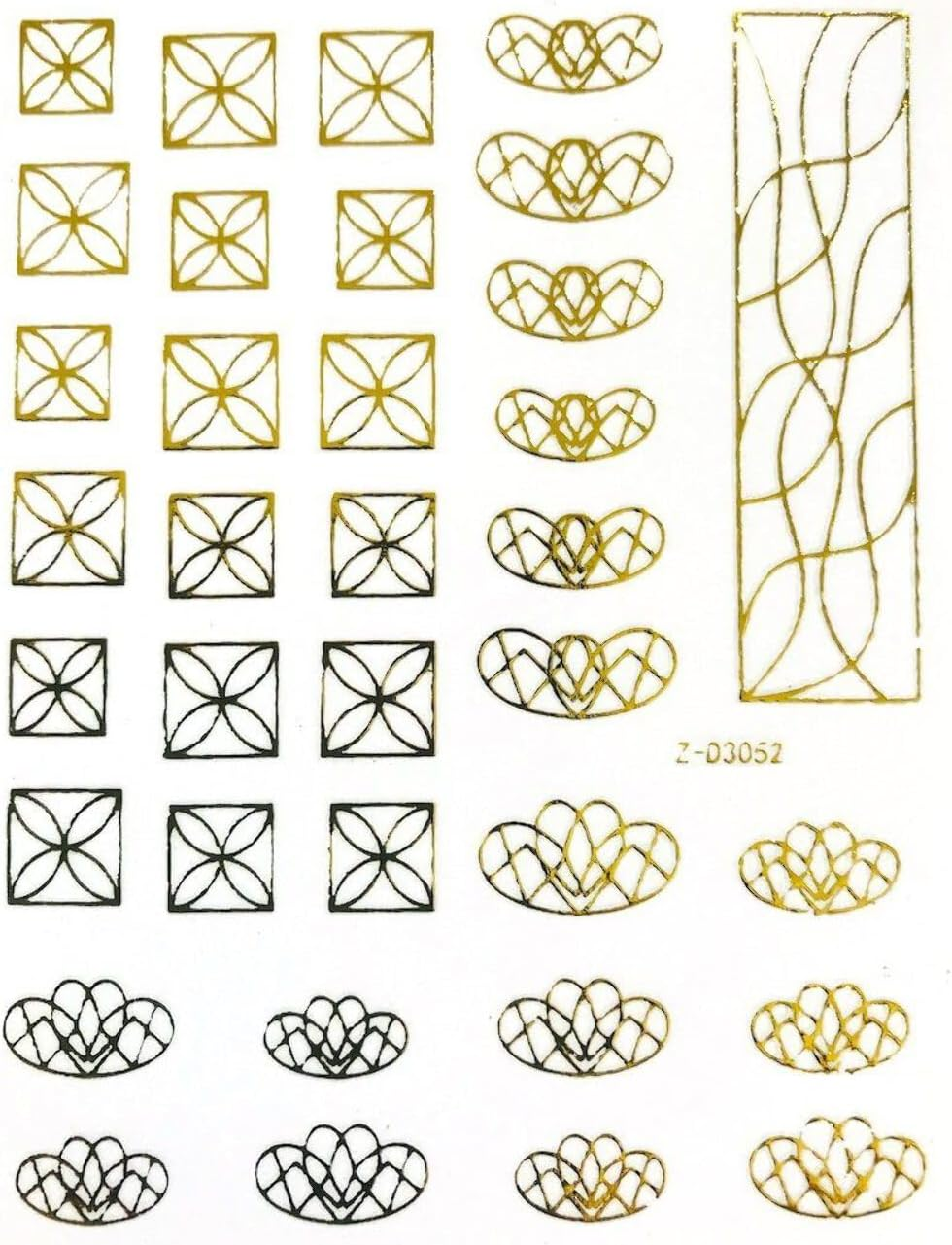 Nail Art Stickers LINES Collection