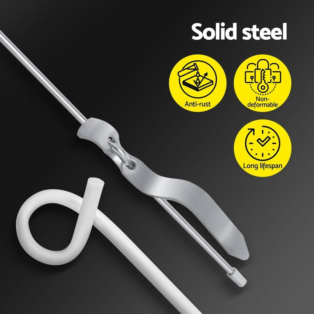 Giantz 20X Electric Fence Pigtail Posts Steel Graze Farming Fencing Insulated image number 3