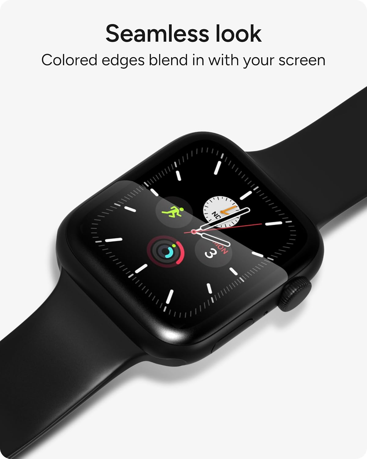ZAGG Invisbleshield Glass Fusion+ - Engineered Hybrid Glass - Screen Protector - Made for Apple Watch Series 6, SE (2020), Series 5 and Series 4 (40Mm) image number 2