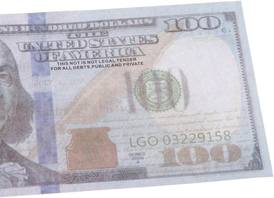 Eigell 50Pcs US 100 Play Bills - Paper Bills - Looks like Money - Teach, Counting and Math with Play Money New image number 4