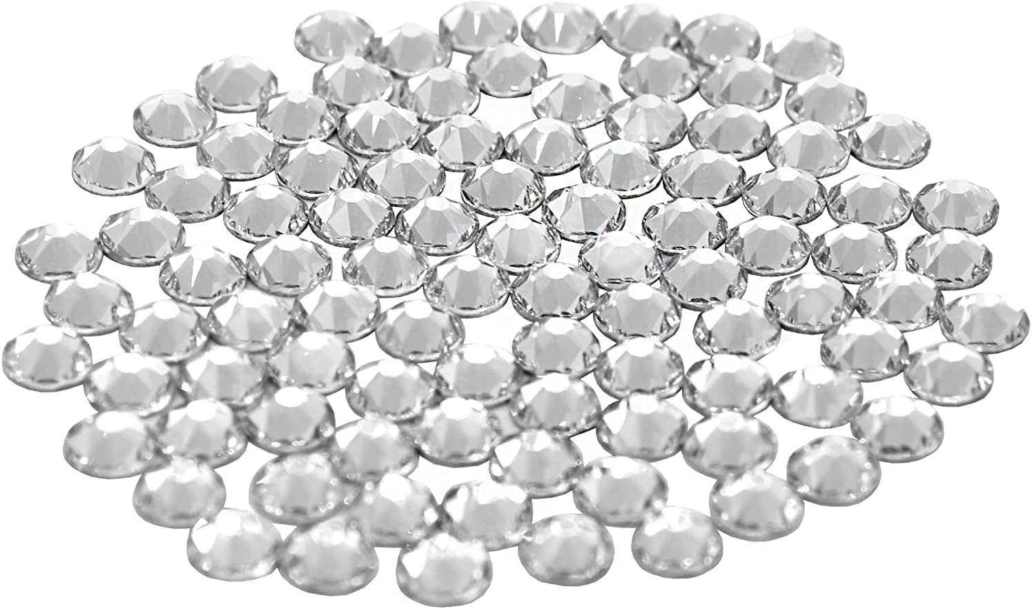 Preciosa Maxima Flatback No Hotfix Rhinestones - Choose Your Size - Color: Crystal - 144 Pieces (SS16 (3.80-4.00Mm))