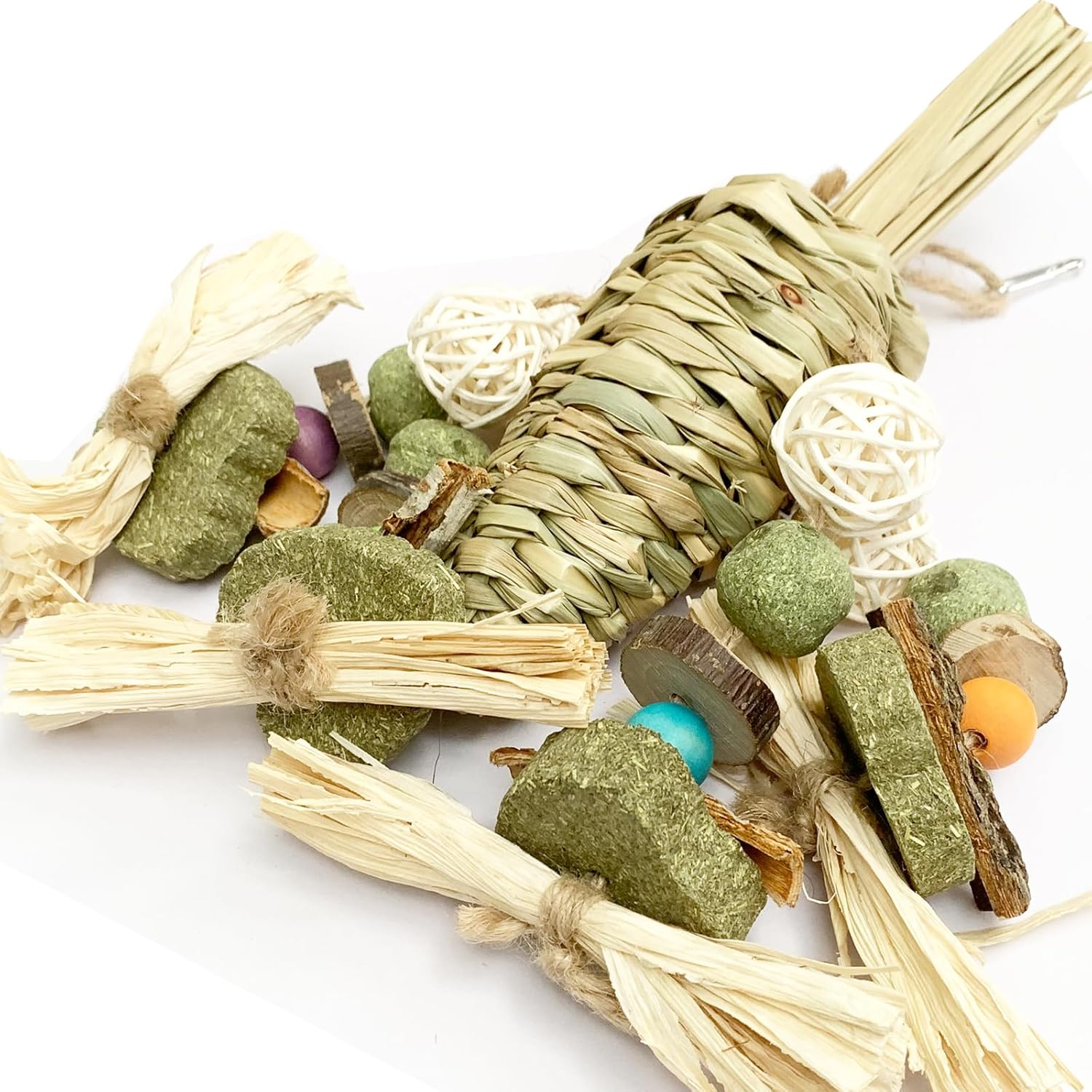 Rabbit Chew Toys for Bunny, Chew Toy Tooth Care Molar Tool Playing Rabbit Toy for Small Animal, Hamsters, Guinea Pigs image number 1