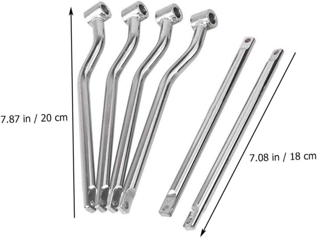 GANAZONO 1Set Durable Motorcycle Saddle Bag Support Rack Easy to Install Mounting Bracket for Long Distance and Trips Motorcycle Accessory for Panniers image number 6