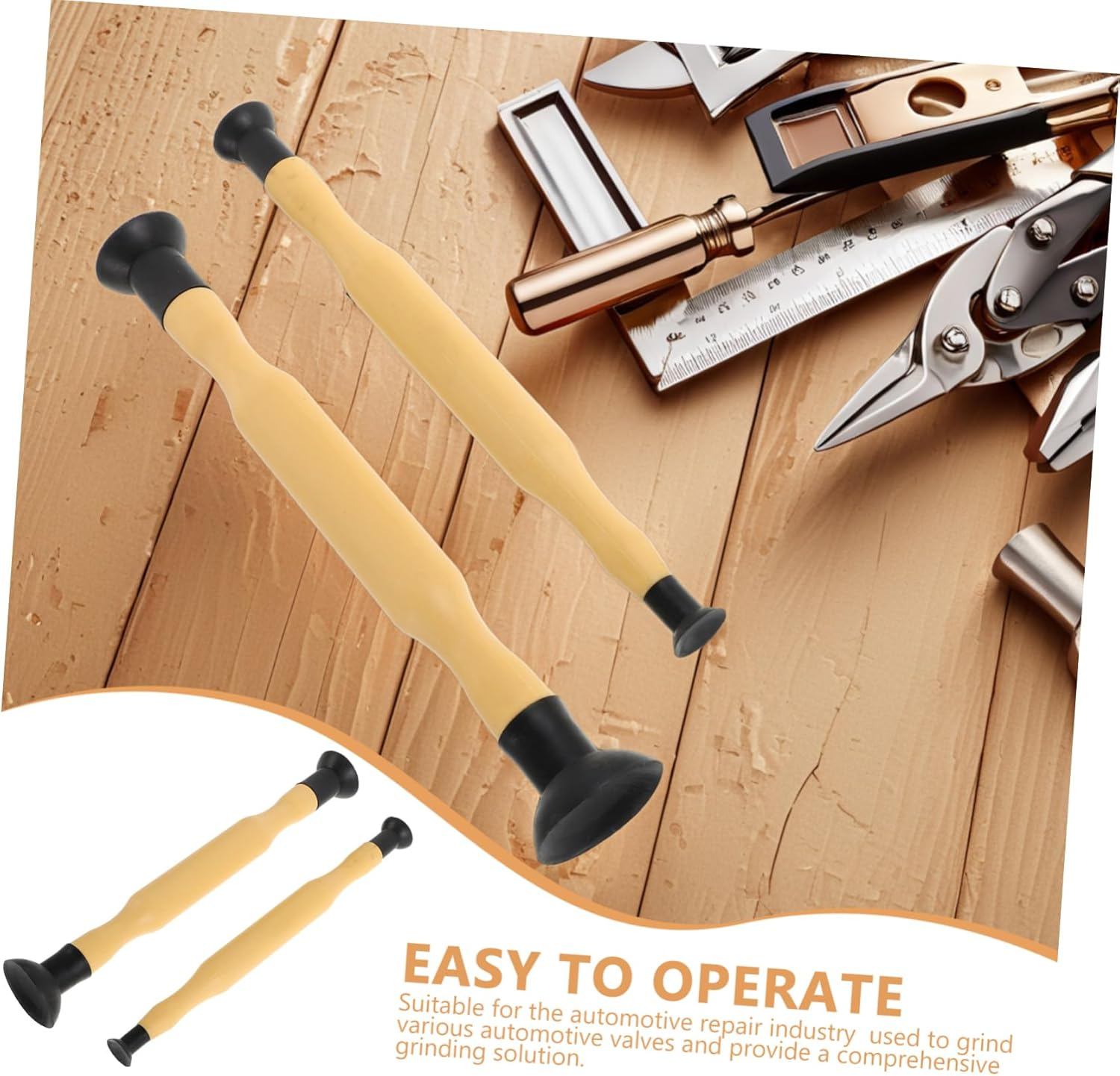 SOESFOUFU Engine Repair Tool Auto Valve Grinding Rod Suction Plates Comprehensive Valve Lapping Kit Professional Automotive Maintenance Easy-Use Construction image number 3