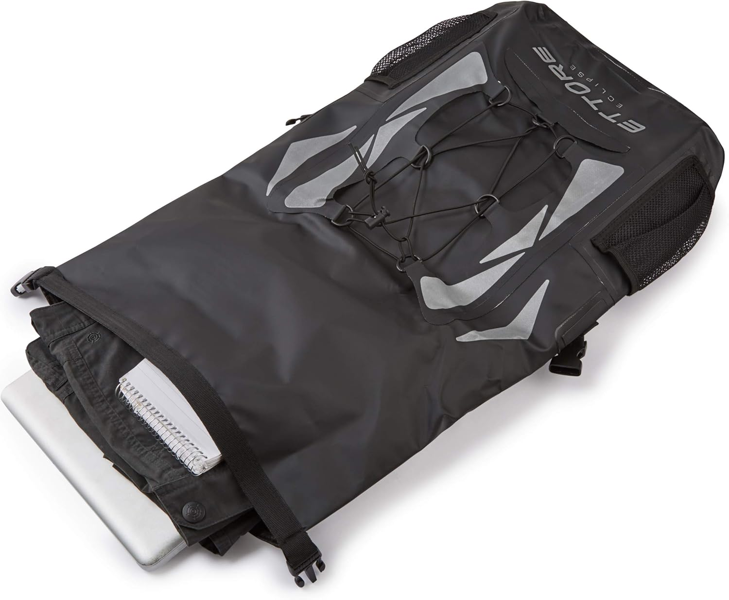 Ettore Cycling Rucksack 100% Waterproof Dry Bag 30L - Black - Eclipse image number 2