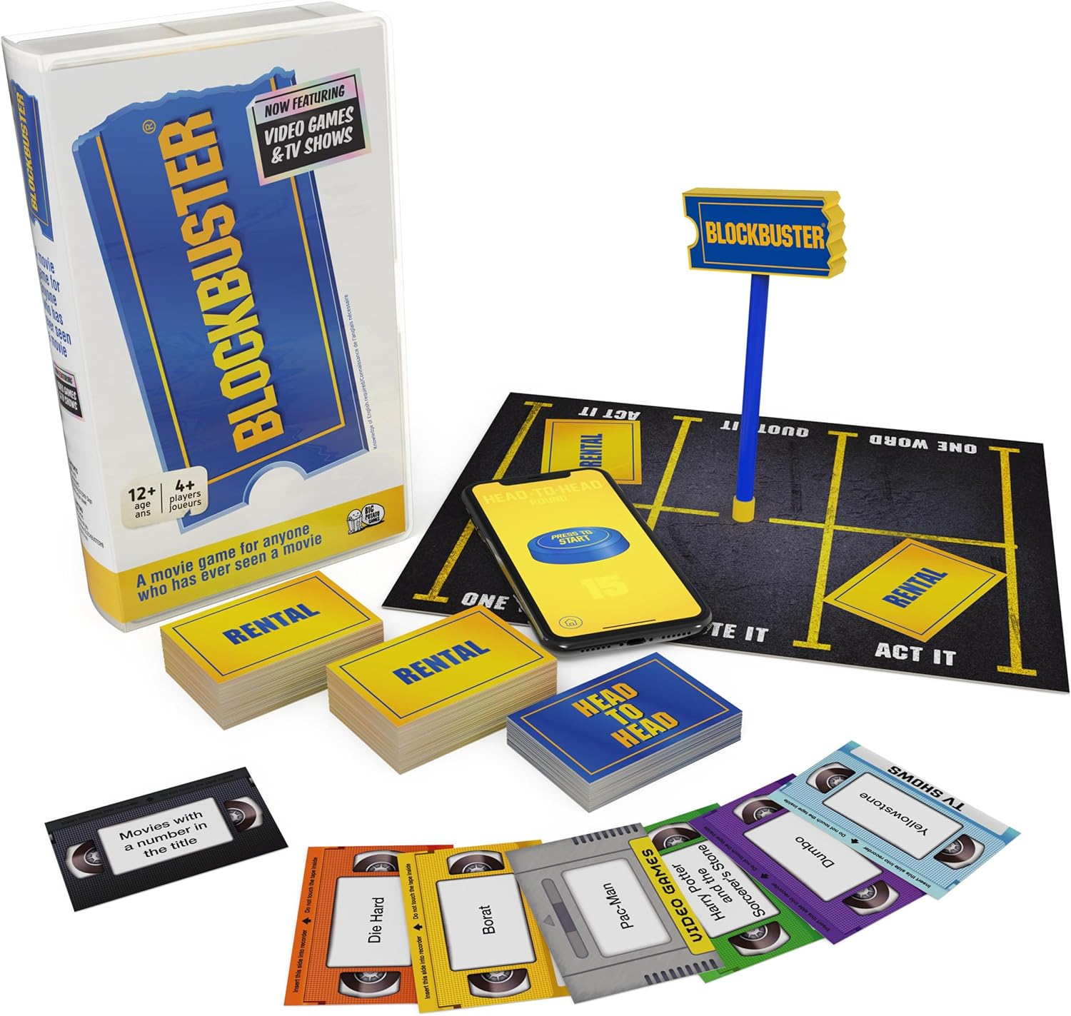 The Blockbuster Game: a Movie Party Game for the Whole Family- Now Featuring Video Games & TV Shows!