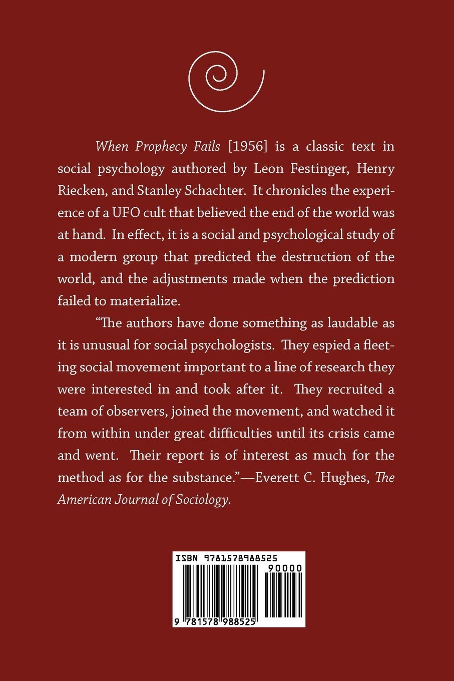 When Prophecy Fails: a Social and Psychological Study of a Modern Group That Predicted the Destruction of the World image number 3