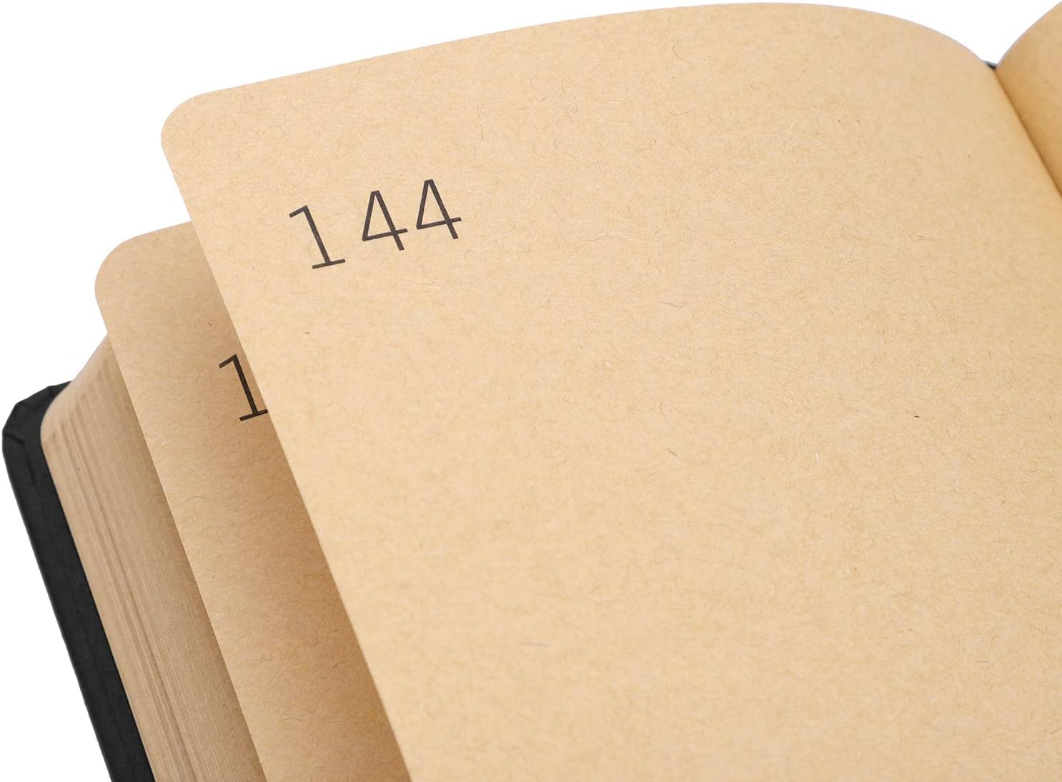 365 Day A5 Kraft Paper Hardcover Journals Notebook with Lock 1-Year Journal a Page a Day Daily Diary Scrapbook Numbered Blank Page Sketchbook Writing Notepad for Journaling Schedule Agenda image number 3