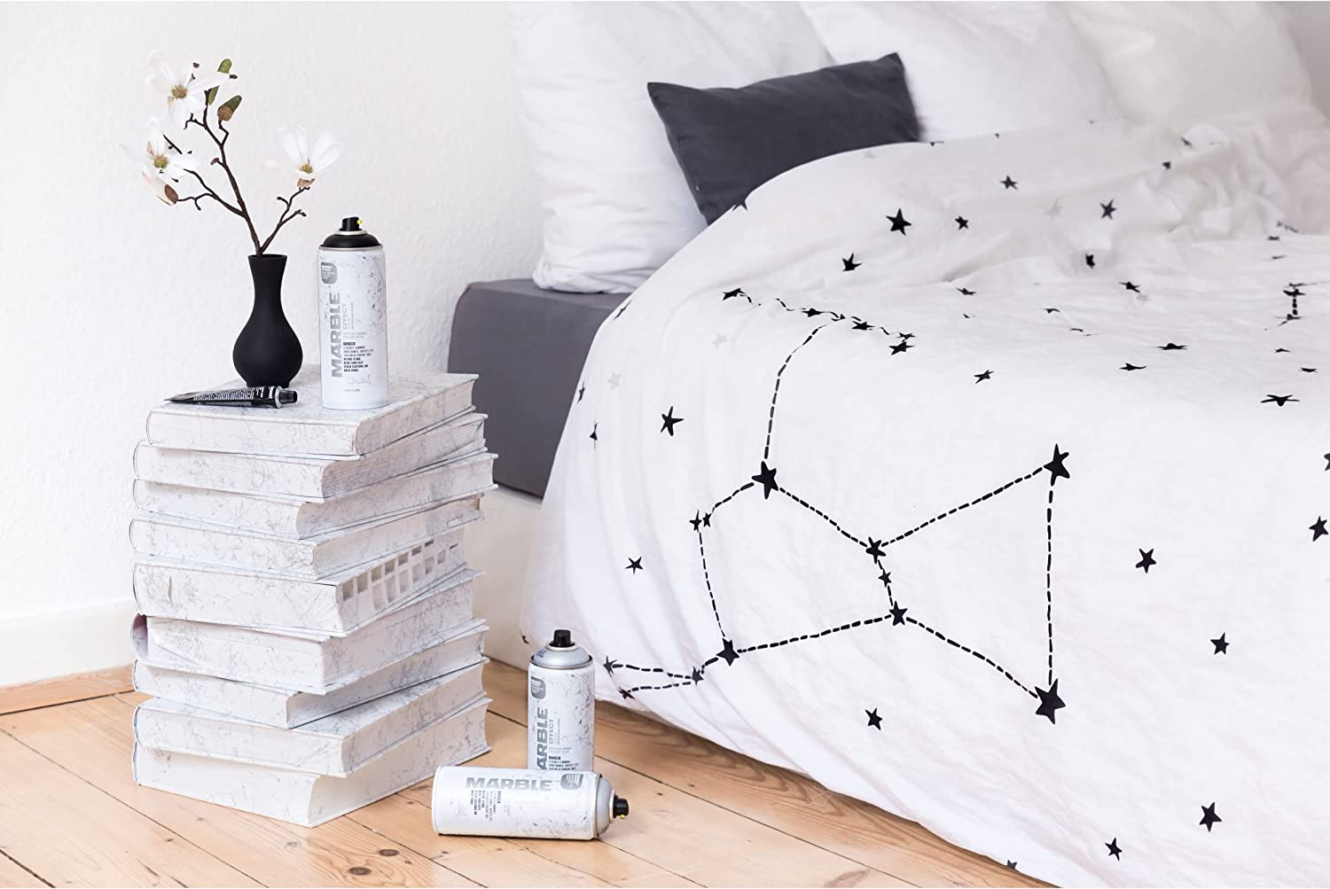 Montana Cans Marble Effect Spray Paint, 400 Ml, White image number 4