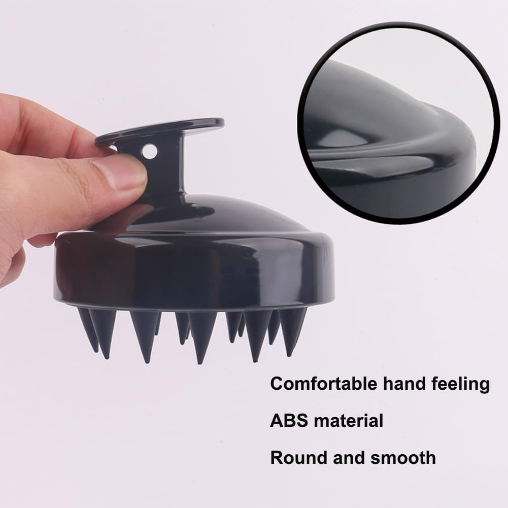 Scalp Massager Shampoo Brush Scalp Cleaner and Dandruff Brush for Relaxing Stress and Promoting Hair Growth Women'S Shower Hair Brush Men'S Shower Hair Brush Children'S Shower Hair Brush（Blue） image number 4