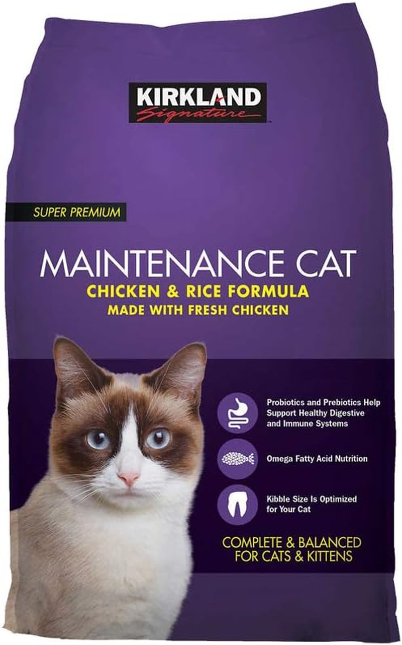 Kirkland Cat Food Dry 11.34Kg &times; 2 or Maintenance Formula