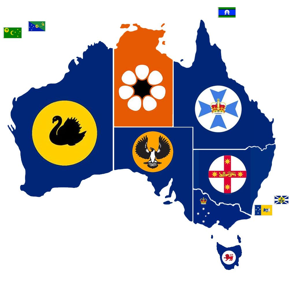 Ariv Hommey 150X90Cm Western Australia Flag, Australian State of Western Australia Large Banner Decor, Digital Printed 100D Polyester Flags W/Two Metal Grommets (WA, 5X3 Ft) image number 5