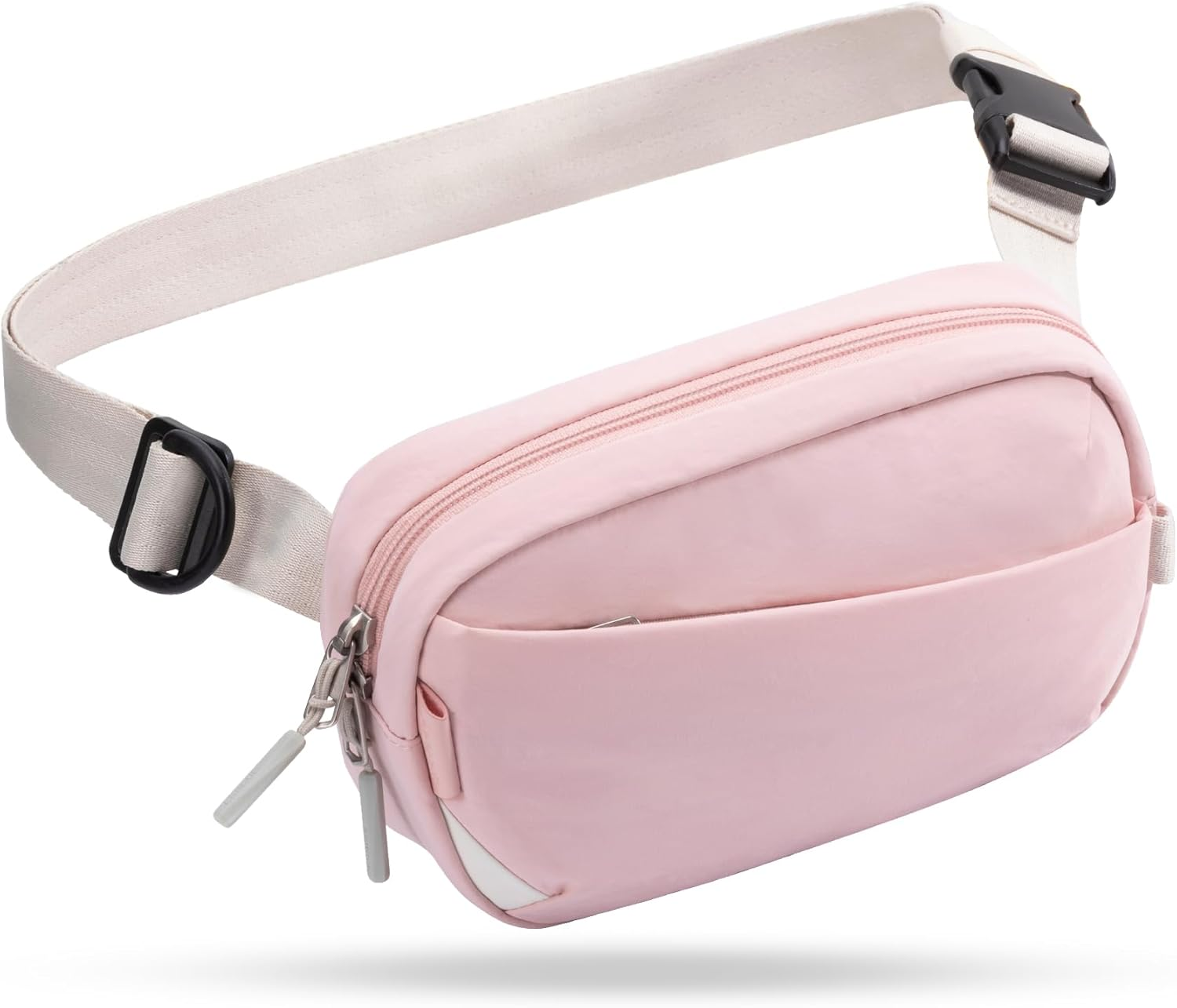 Inateck Sling Bag X-Mini, 1.5L Fanny Pack with RFID Blocking, Belt Bag with Ajustable Shoulder Strap, Water-Resistant Crossbody Bags for Women and Men, Waist Bag for Travel, Hiking, Cycling, Black