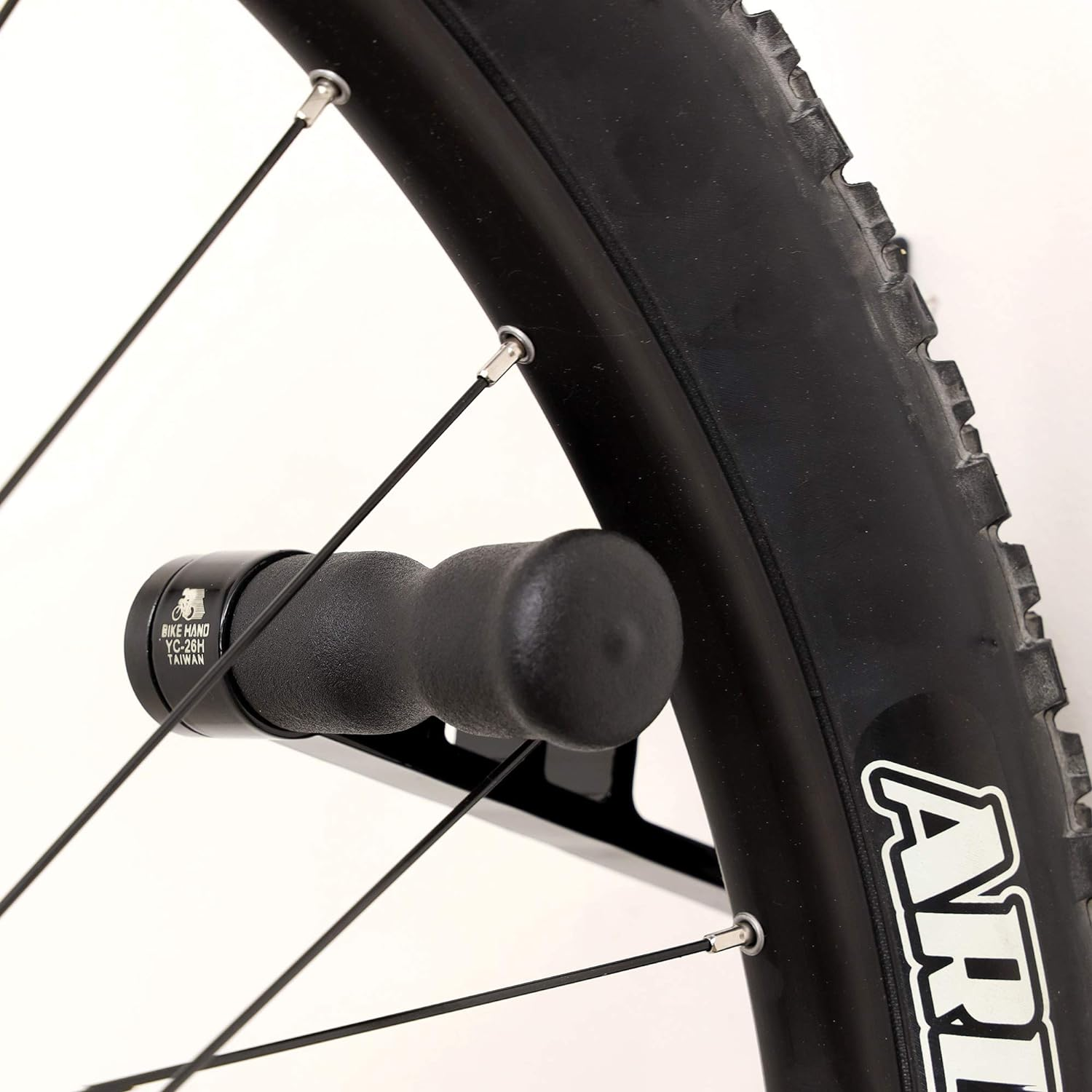 BIKEHAND Bike Bicycle Wall Mount Hanger - Heavy Duty Wall Mount Holder for Garage Shed - Vertical Rack Indoor Storage image number 2