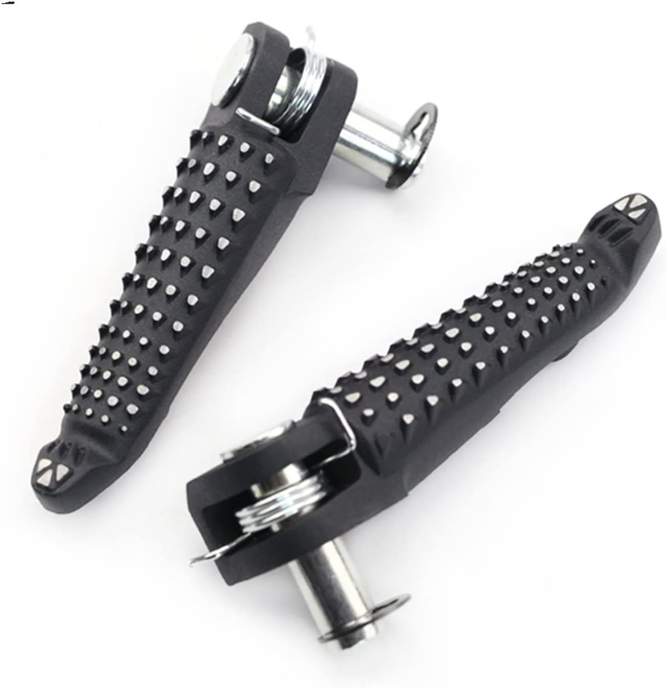 Motorcycle Accessories Footrest Pedal Adapters Black Rider Front Foot Pegs for Kawasaki ZX-6R for Ninja ZX-10R Z1000 Z800 Z750R