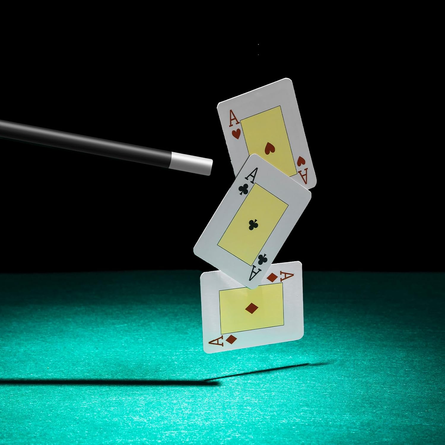 BEZANU Magic Show Wand, 6 PCS Plastic Magic Show Props for Magician Costume, Wizard Witch Costume, Party Games (24.9Cm/9.8In) image number 3