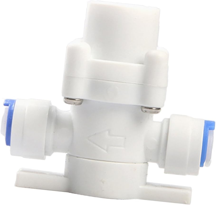 1/4Inch Water Pressure Reducing Regulator Valve Adjustable Thread Water Valve Connection White