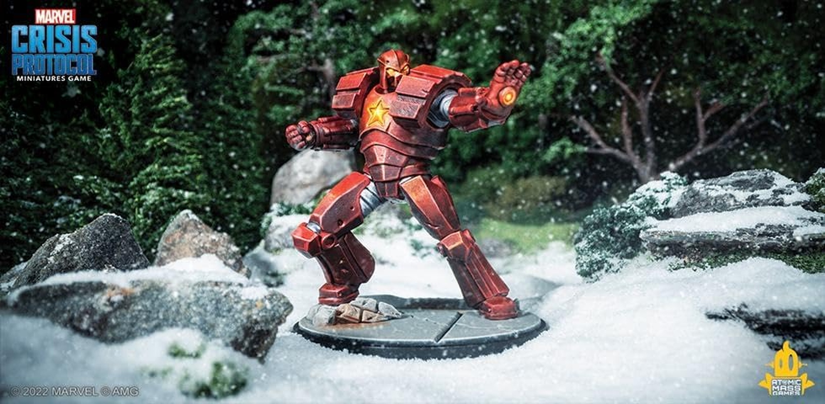 Asmodee North America Marvel Crisis Protocol Crimson Dynamo and Dark Star Miniatures Game image number 3