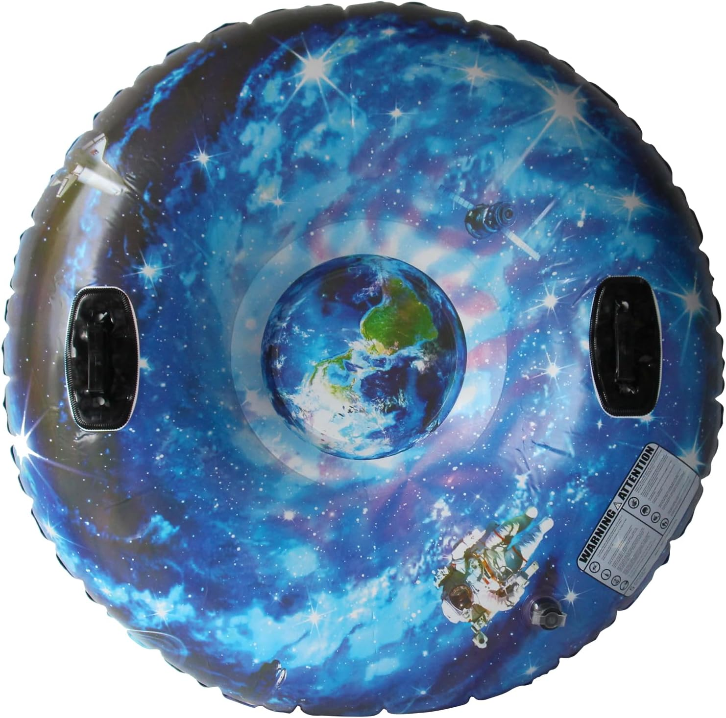 Baiao Inflatable Snow Tube, Inflatable Snow Sled for Kids and Adults, Heavy Duty Snow Tube Snow Toys Winter Outdoor image number 4