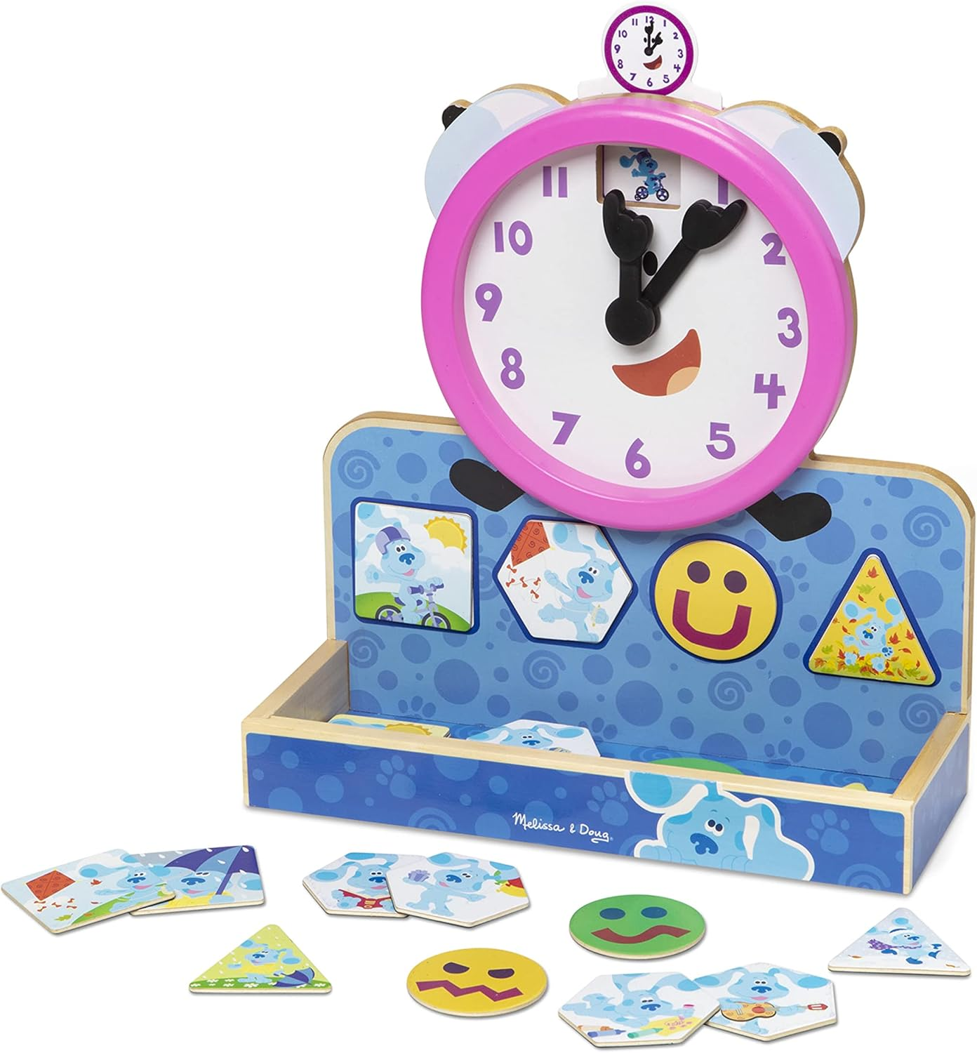 M&D Blue'S Clues & You - Wooden Tickety Tock Magnetic Clock