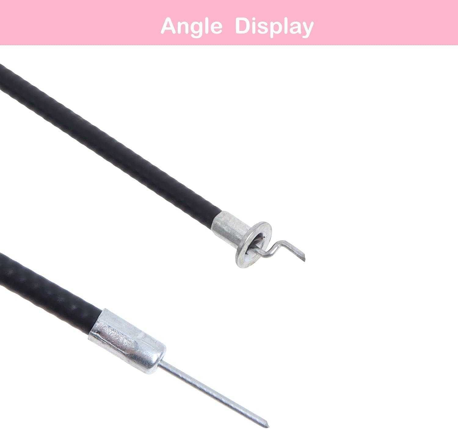 65" Lawn Mower Throttle Cable Universal Kit with Control Switch Lever Handle for Compatible with Electric Petrol Lawnmowers, Fits Most 4 Stroke MOWERS image number 3