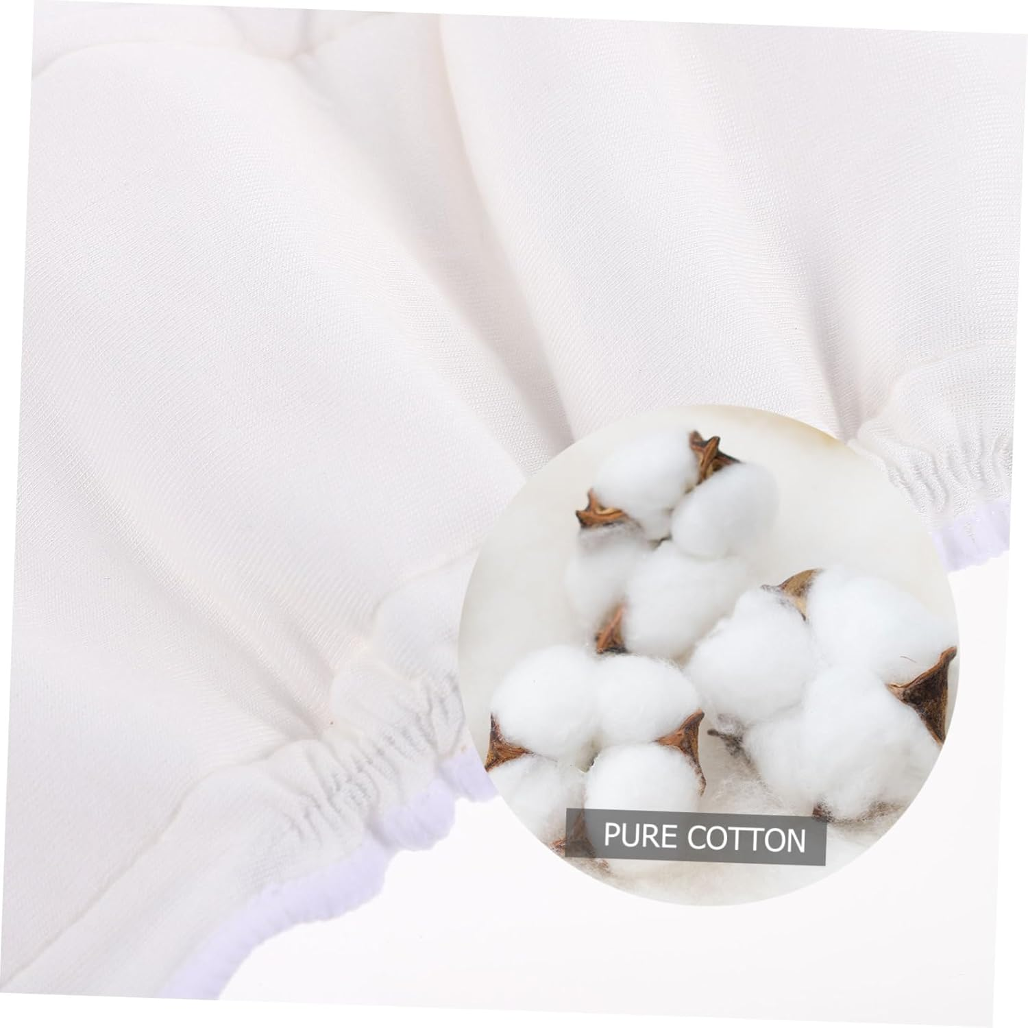 Generic 6Pcs Bamboo Charcoal Changing Mat Nappy Inserts Diapers Products Supplies Urinal Pads Bamboo Fiber White image number 1