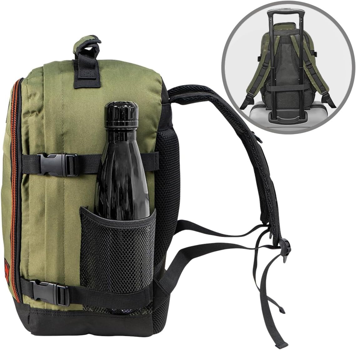 Cabin Max&reg; Mini Metz 30L Underseat Carry on Luggage - 18X14X8 Weekender Bag - Ideal Backpack for Weekend Away/Short Breaks - Fits Qantas Airlines and Many More! 1.5Lb image number 5