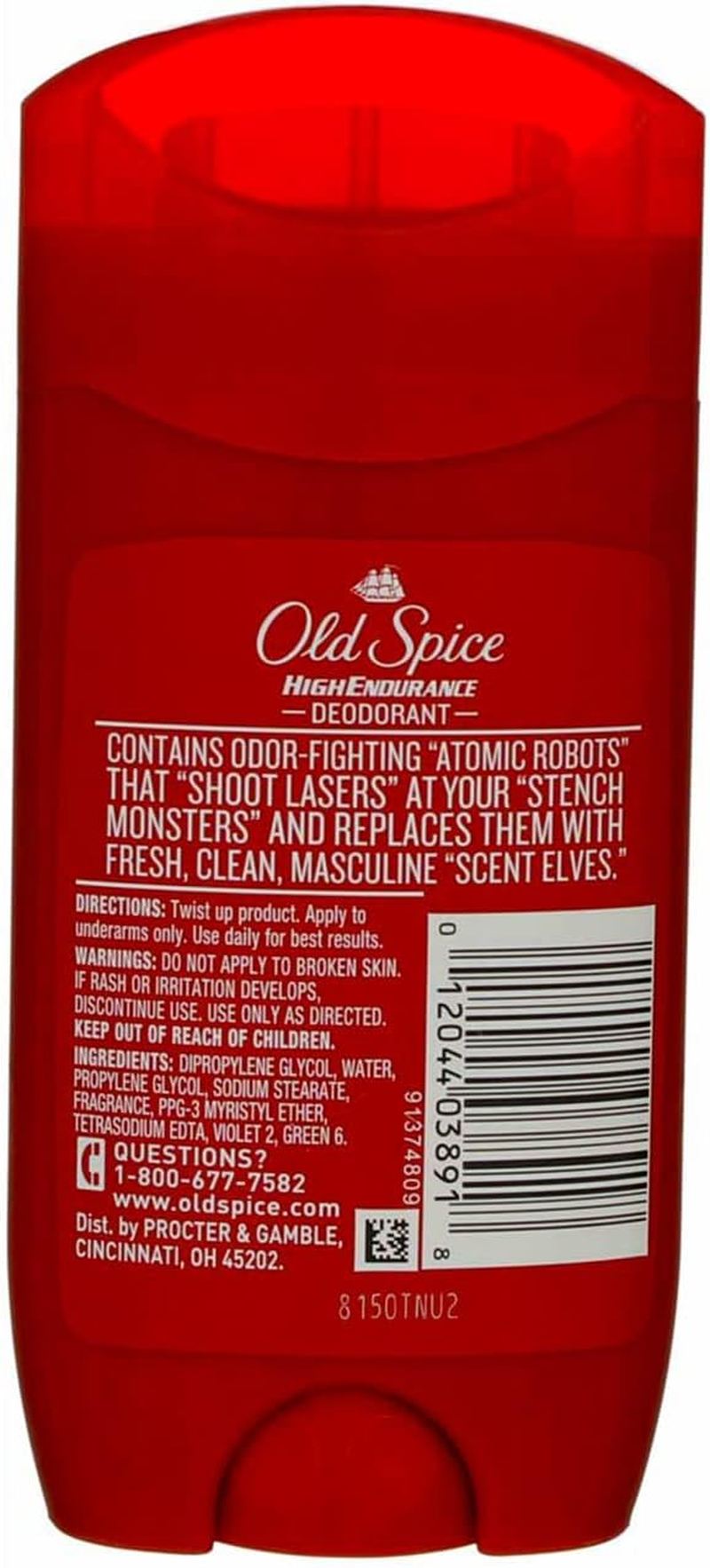 Old Spice Deod Pure Sport 3 Oz image number 1