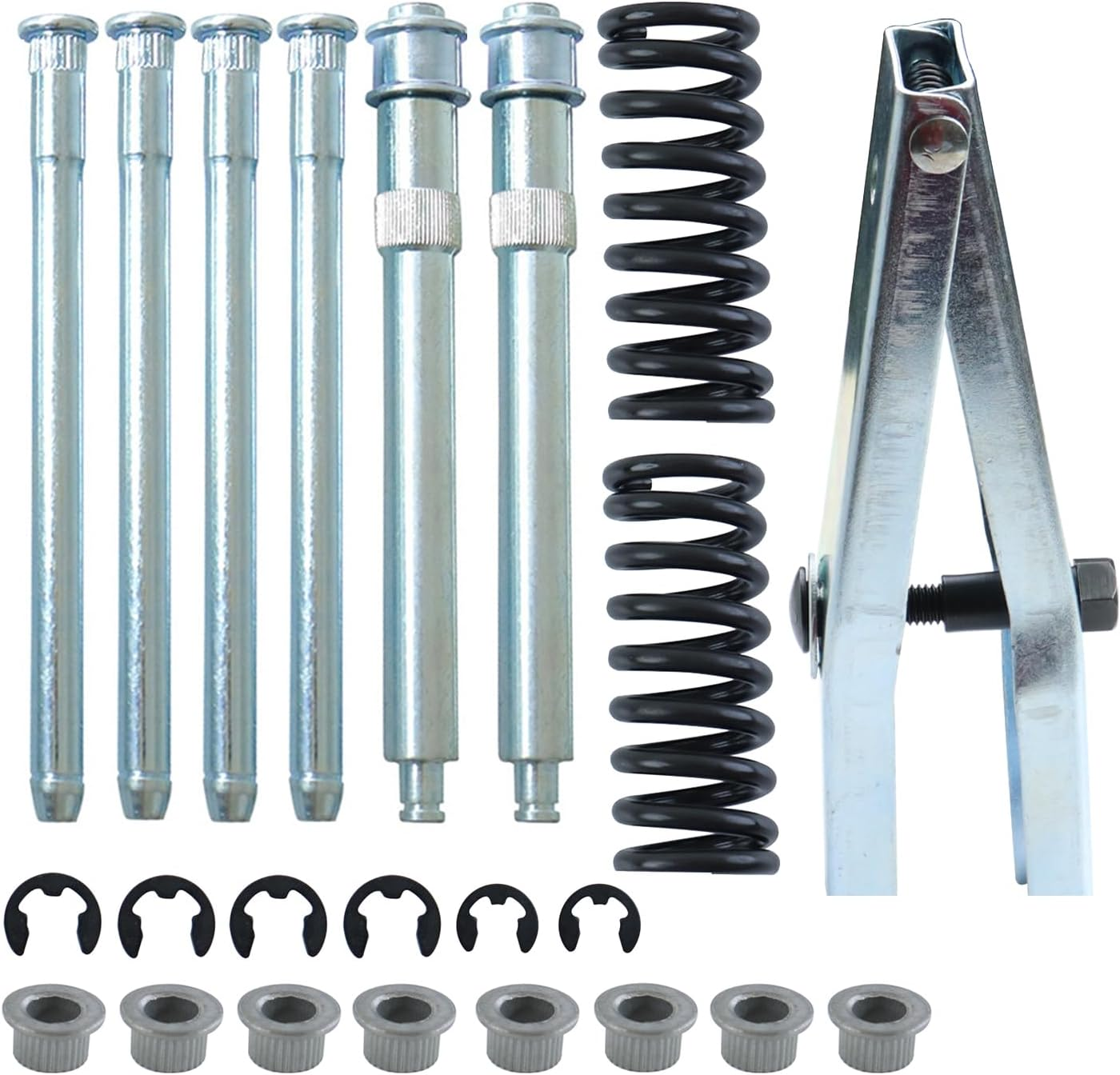 AFEISOL Door Hinge Pin and Bushing Kit Tool for Chevy GMC C1500 C2500 C3500 K1500 K2500 K3500 Suburban Tahoe - Easy Installation, Replace 15685040 Door Hinge Pins image number 6