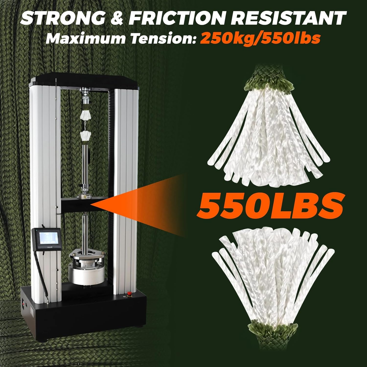 Votoko Pack of 6 33 Ft/10 M Paracord 4 Mm, Paracord Cords, 7 Core Strands Nylon Rope, Reepcord Holds up to 250 Kg / 550 LB, Ideal for Outdoor Survival Camping Crafts Bracelet Dog Lead image number 3