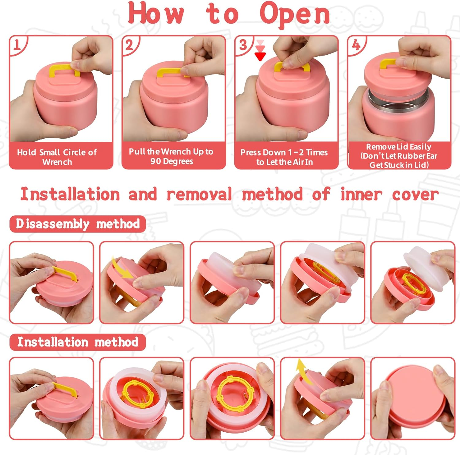 MAISON HUIS Bento Lunch Box Black Games Console MH01 - Black image number 2