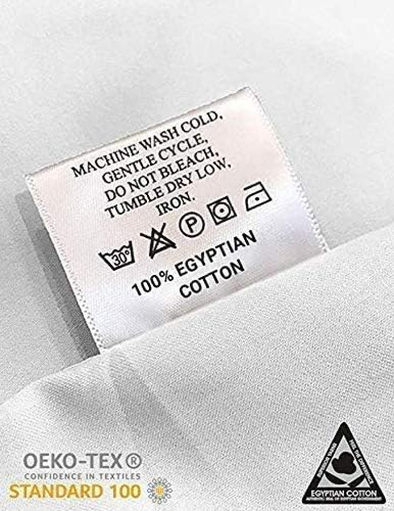 Kamas Oversized Queen Pillowcase Pack of 2 Extra Large Pillowcase to Fit Your Oversized Pancake Large Huge & Gusseted Pillows 100% Egyptian Cotton Sateen Weave (Silver, Queen Oversize- 23X34)