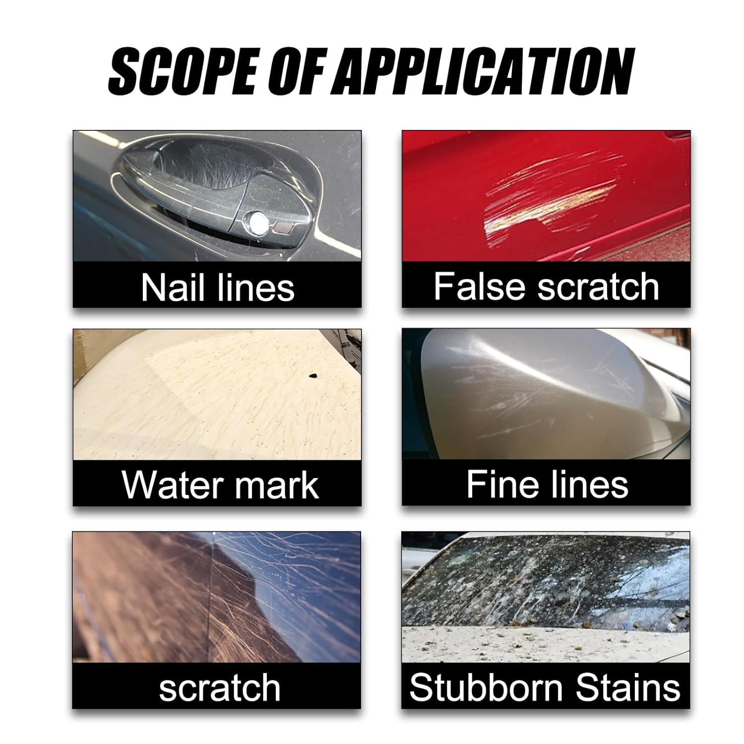 Nano Sparkle Cloth for Car Scratches, Advanced Nano Car Scratch Remover Easily Repair Scratches, Swirls, Paint Residues, Water Spots and Restore the Original Color of the Car Paint image number 5