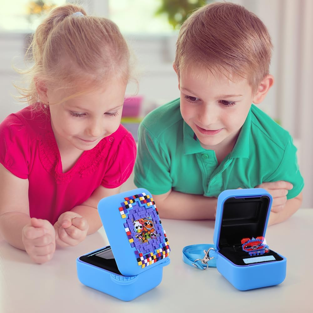 Protective Silicone Case for Bitzee Digital Pet Interactive Virtual Toy, Protective Sleeve Holder Skin Washable with Lanyard for Bitzee Interactive Toy Digital Pet and Accessories image number 6