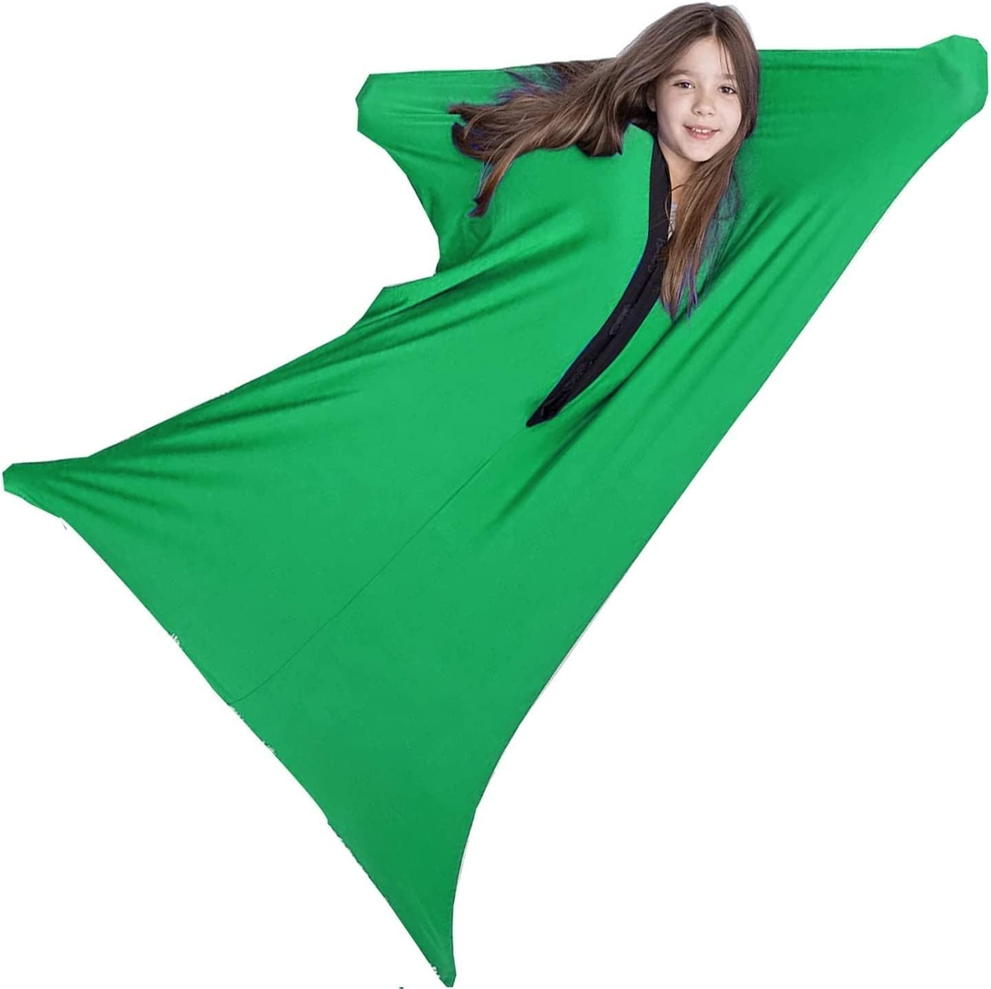 WGUST Kids Autism Sensory Body Sock Breathable Sensitivity Seamless Sox Sensory Full Body Sock for Children & Aldult with Special Needs (Color : Orange, Size : Xl/X-Large-74 * 165Cm)