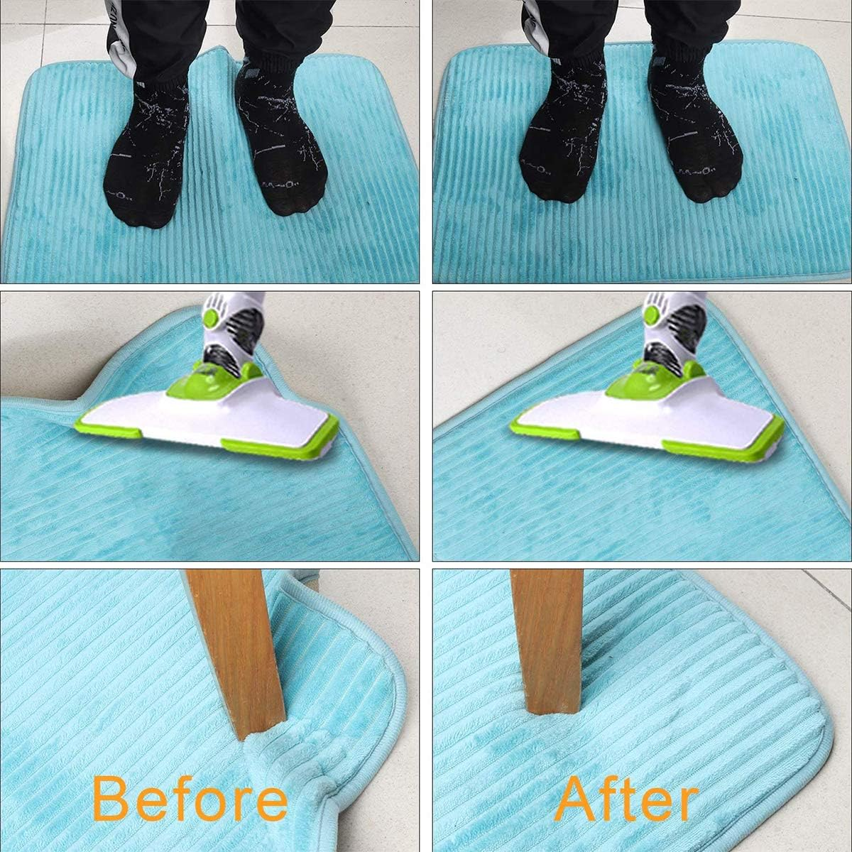 UCINNOVATE 17X Rug Gripper, Non-Slip Rug Pads, Rug Gripper for Hardwood Floor, Carpet Gripper for Area Rugs, Double Sided and Reusable anti Curling Rug Gripper, Strong Stickiness and Easy to Remove image number 2