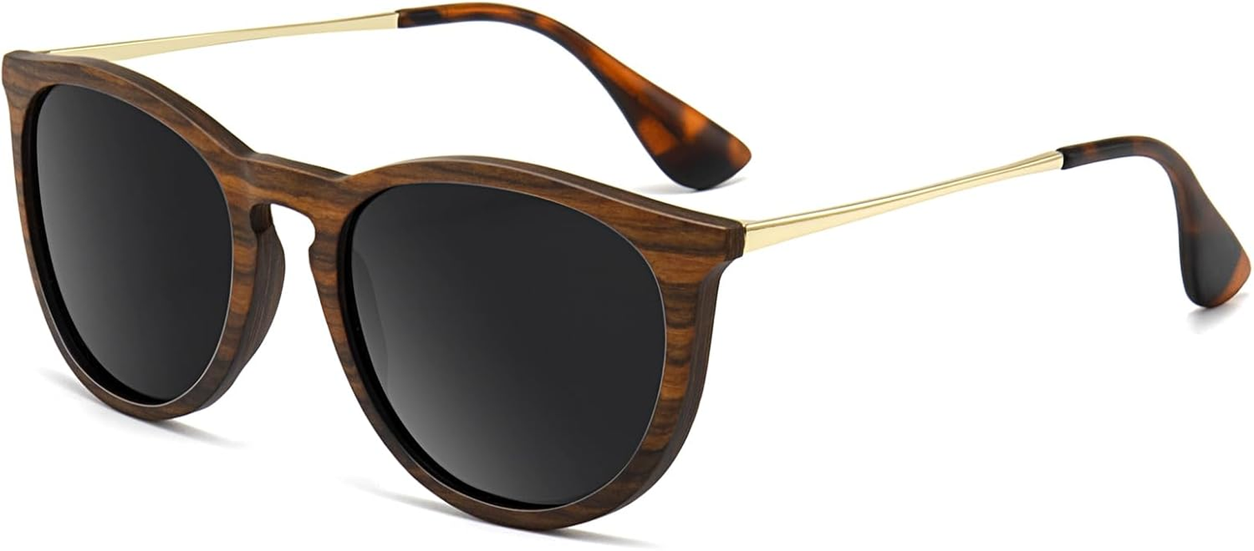 SUNGAIT Vintage round Sunglasses for Women Classic Retro Designer Style