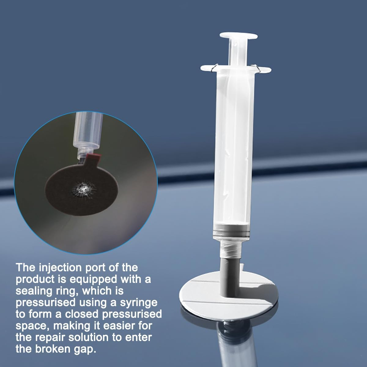 Yucool Car Windshield Repair Kit 4 Pack,Glass Chip Repair Kit,Fix Chips, Cracks & Star-Shaped Damage Fast with Enhanced Injection Head image number 3