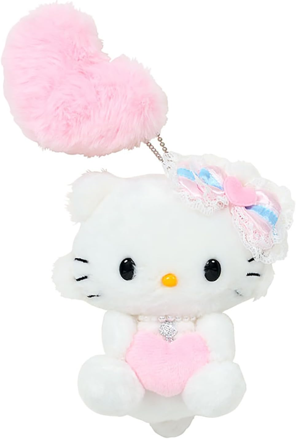 Sanrio 199214 Charmy Kitty (Honey Cute) Mascot Holder (Heisei Uraare Characters, Fluffy Heart)