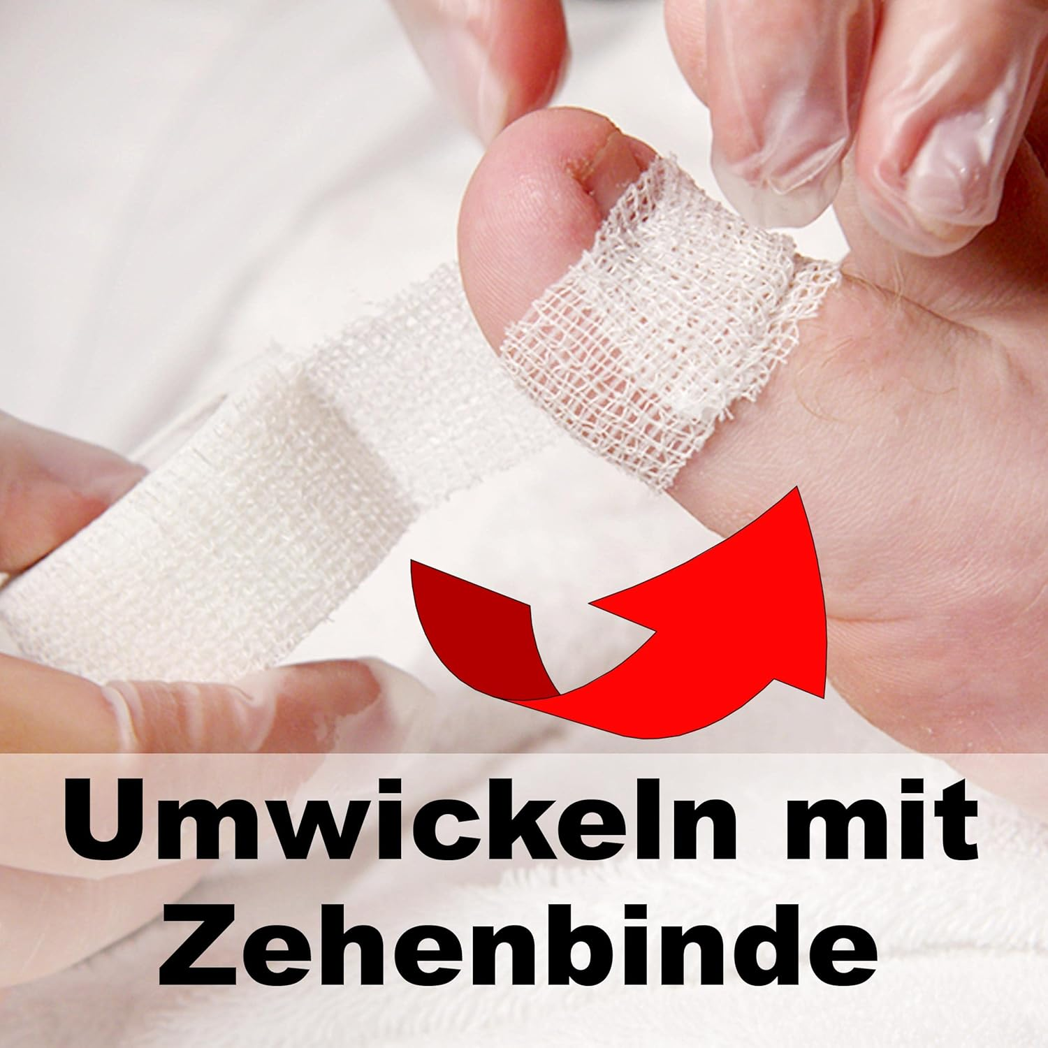 Kosmetex 2 X Tamponade for Nail Fold, 2 X Toe Bandages as Protection, Set 2 image number 5