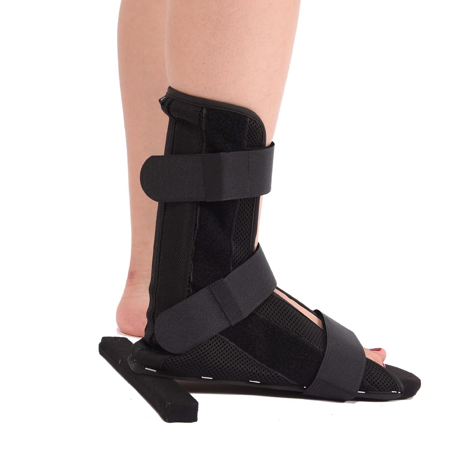 Recovery Shoes,Fracture Boot for Foot and Ankle,T-Bone Fix Post-Operative Shoe,Orthopedic Brace for Foot Injuries, Ankle Fractures, Ankle Stabilization with Adjustable Straps (Black, M) image number 5