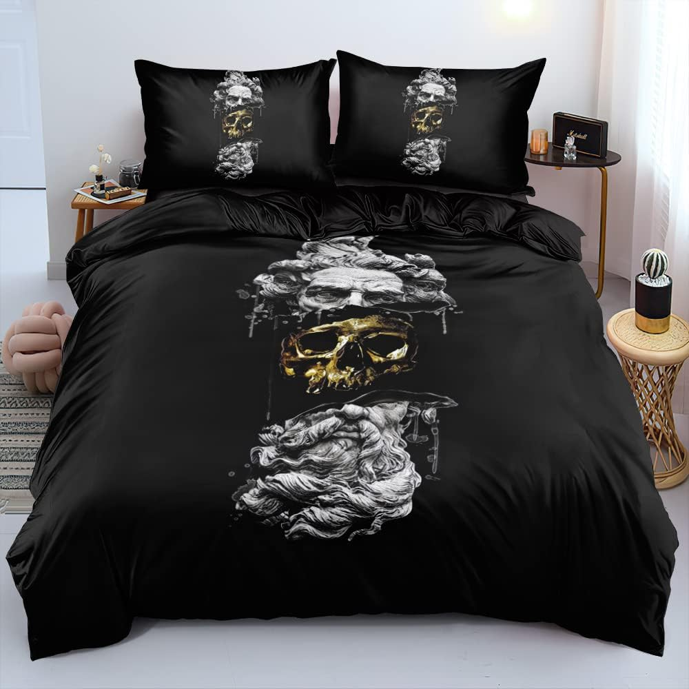 Holiyjog Galaxy Duvet Cover Space Bedding Set Full Size for Teen Kids, for Boys and Girls Purple Bed Set Printed with 1 Comforter Cover and 2 Pillowcases