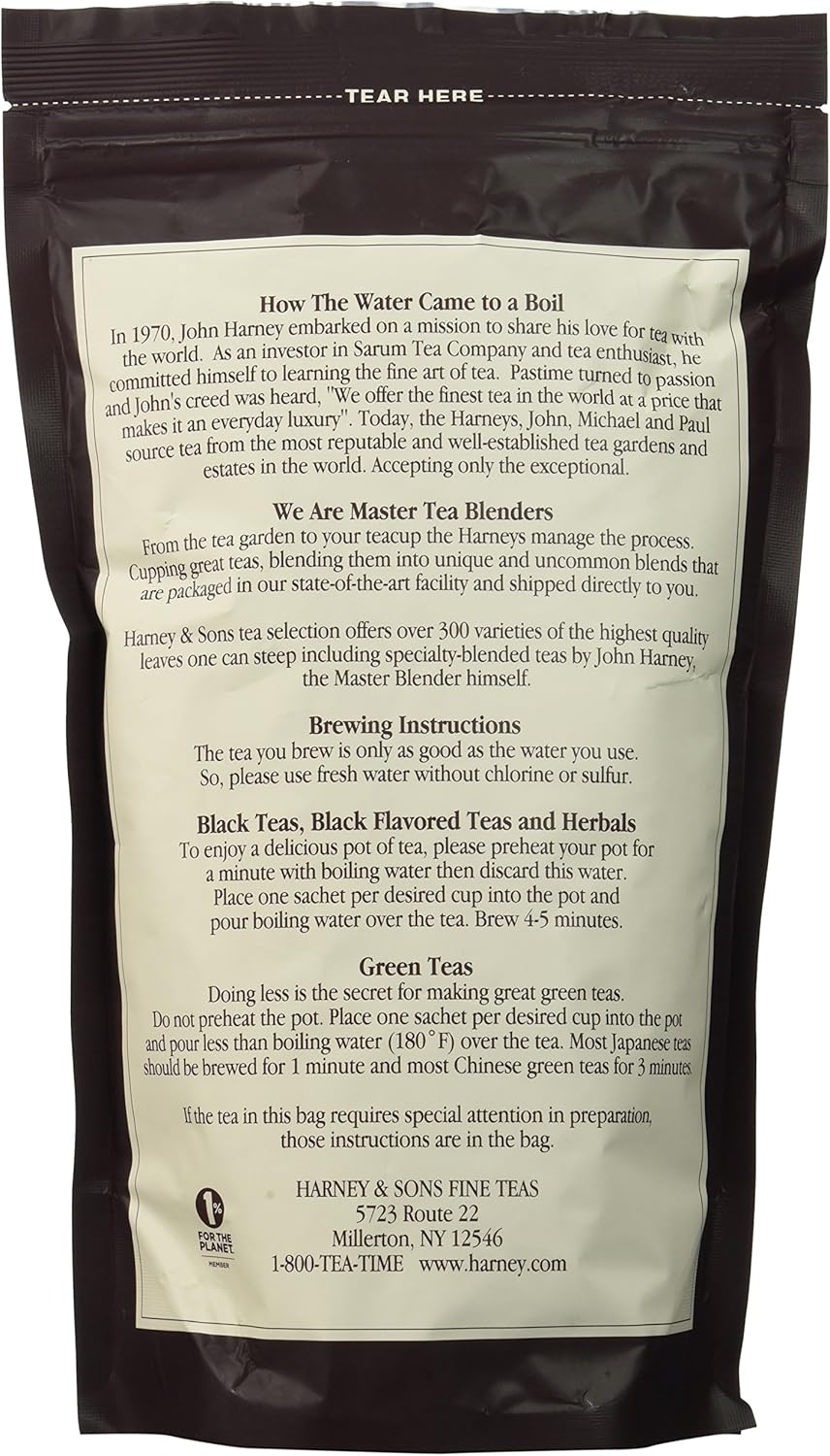 Harney & Sons Green Hot Cinnamon Spice, Bag of 50 Sachets image number 1