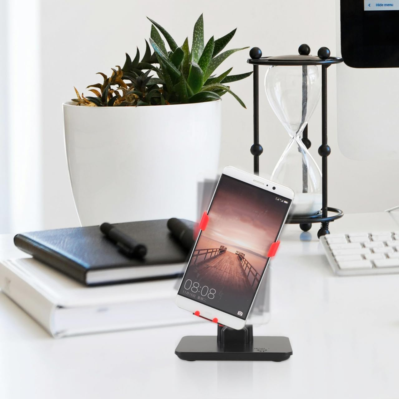 Gatuida USB Footshaker Automatic Phone Shake Device with Adjustable Telescopic Stand Non-Slip Pads for Mobile Phone Step Counter and Pedometer Walking Accessories image number 5