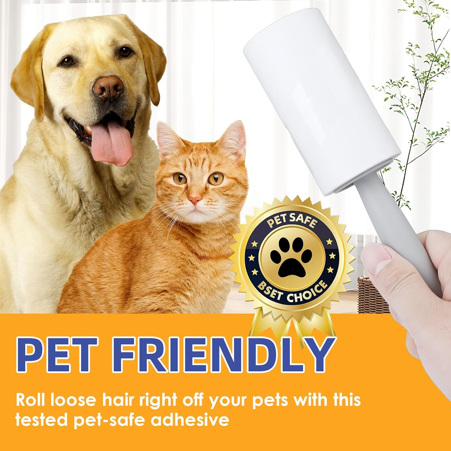 Lint Roller for Pet Hair, Extra Sticky Roller 720 Sheets, Portable Lint Remover, Sticky Lint for Clothes, Couch, Clothes Furniture and Carpet, Dog,Cat, Animal Fur Remover image number 4