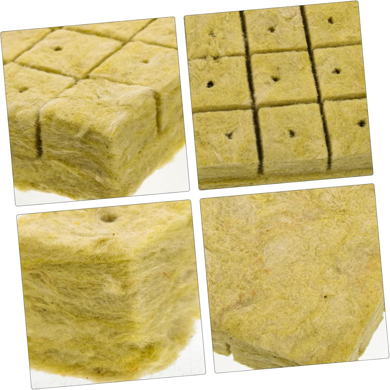 ROMISBABA Hydroponic Grow Medium Planting Cubes Plugs 98Pcs Substrate Blocks for Vegetable Flower Gardening image number 6