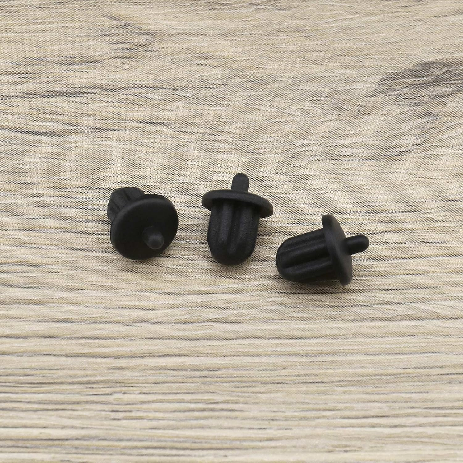 20Pcs 6.35Mm Silicone anti Dust Plugs Socket Dust Cover anti Dust Jack Plug Stopper Cap Accessories for Amplifier DVD Karaoke Black