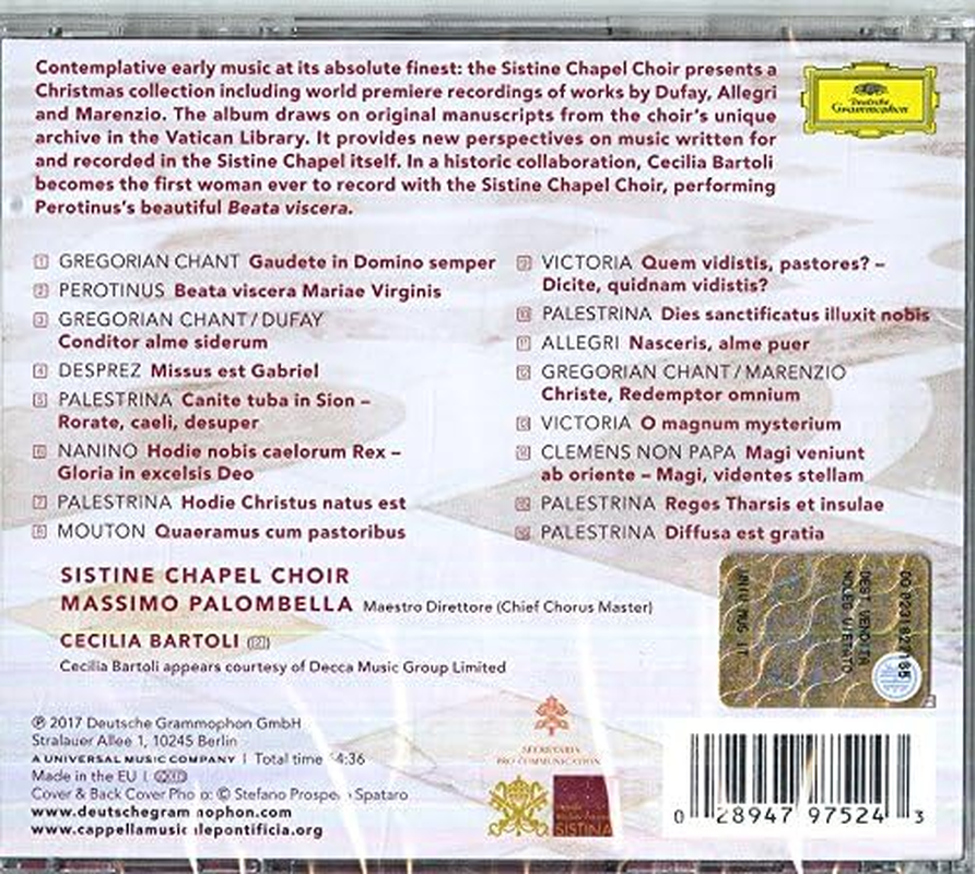 Veni Domine: Advent & Christmas at the Sistine Chapel