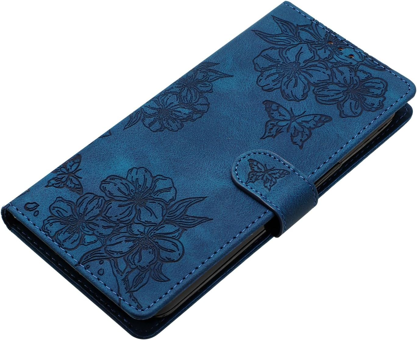 LEMAXELERS Case for Oppo Reno 8 Lite Mobile Phone Case Flip Case Foldable Cover [Stand Function] Card Slots Protective Case Shockproof Mobile Phone Case for Oppo Reno 8 Lite Blue XYYH - Black image number 6